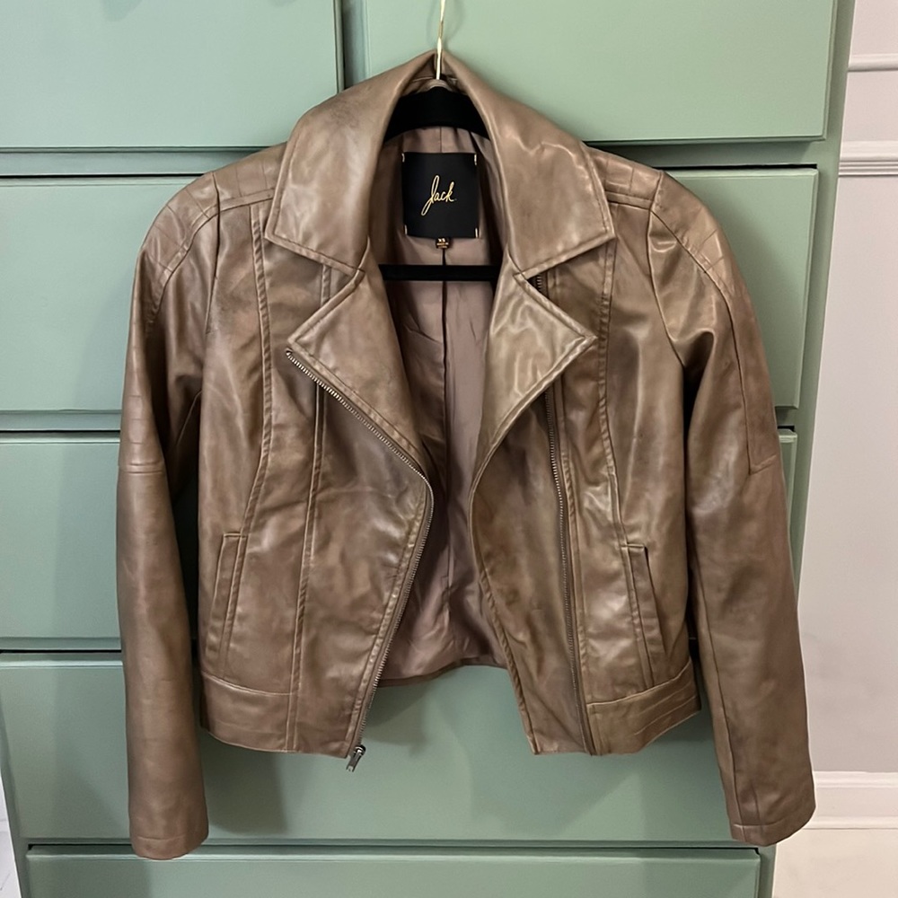 Jack Faux Leather Jacket